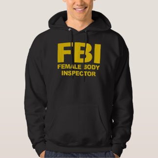 Sudadera Fundadosa funcionaria del FBI, inspector del cuerp