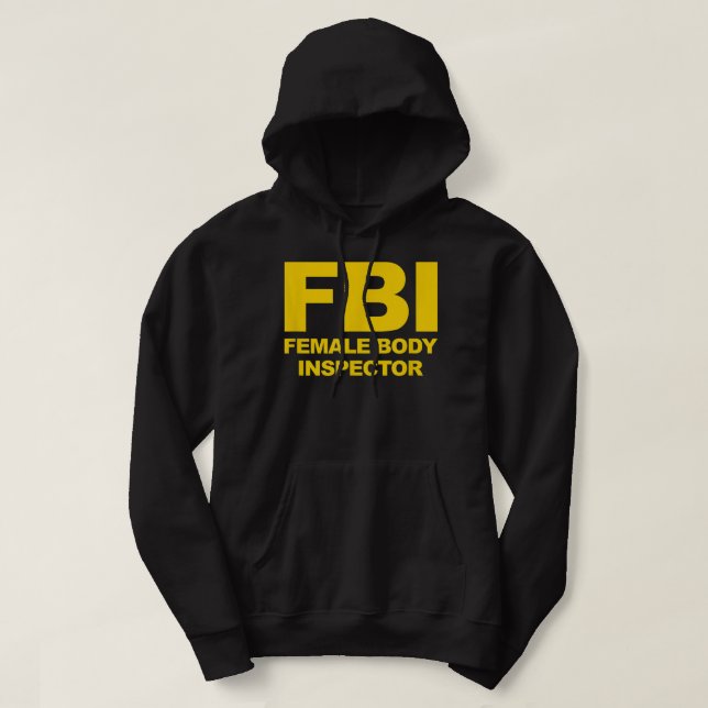 Sudadera Fundadosa funcionaria del FBI, inspector del cuerp (Diseño del anverso)