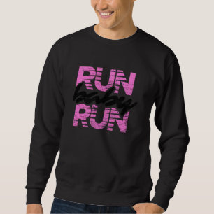 Sudadera Fundadosamente vintage Retro Run Baby Run Runners 