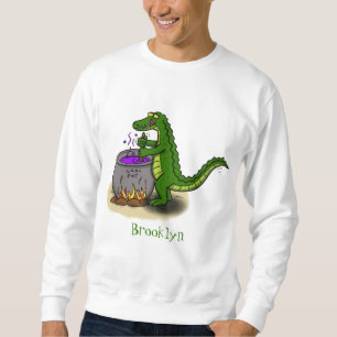 Sudadera Fundido personalizado de cocina de caimanes verdes