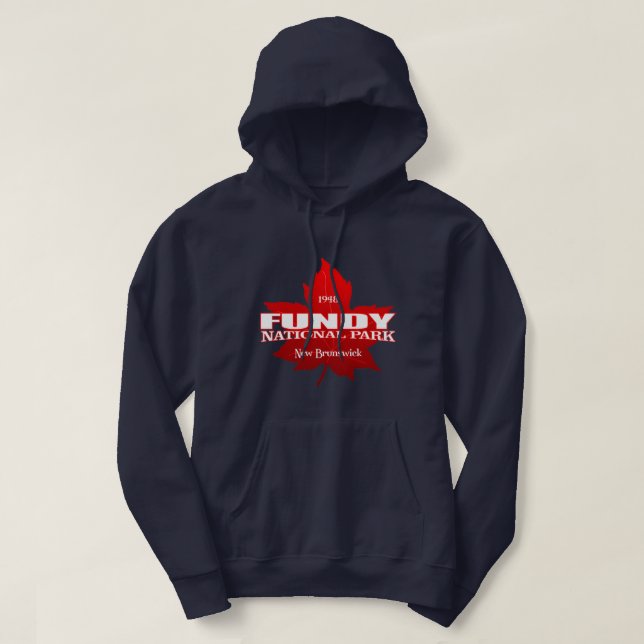 Sudadera Fundy NP (hoja de arce) (Diseño del anverso)