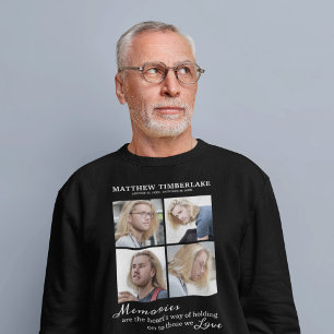 Sudadera Funeral conmemorativo de 4 imágenes