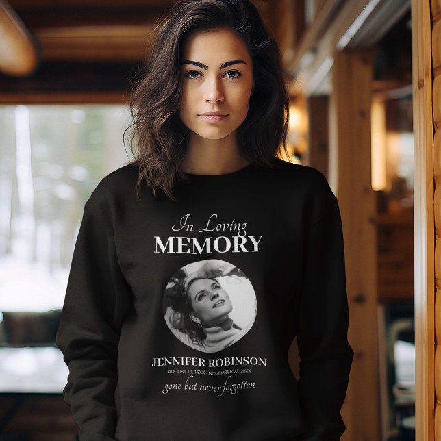 Sudadera Funeral fotográfico conmemorativo del personalizad (Subido por el creador)