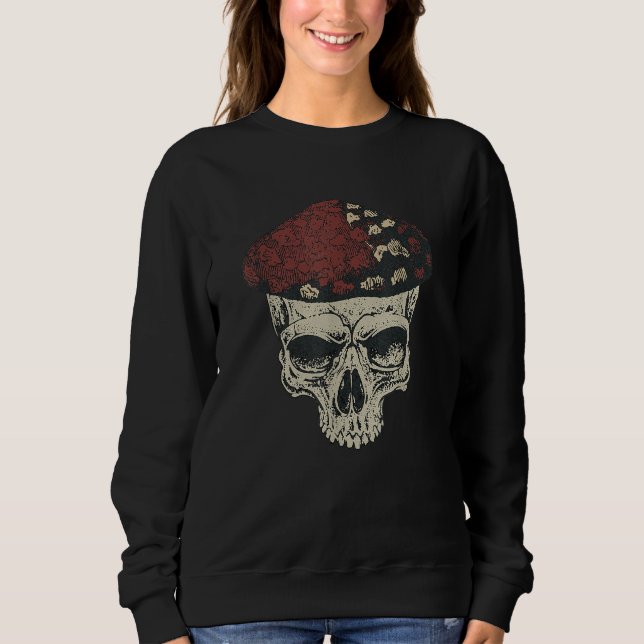 Sudadera Fungus Magic Psilocybin Mushrooms Skull Face Hippi (Anverso)