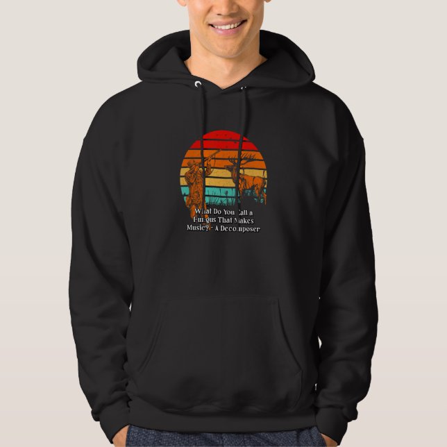 Sudadera Fungus That Makes Music Mushroom  Musician 1 (Anverso)