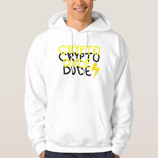 Sudadera Funky Crypto Dude Energy Power Rótulo (Anverso)