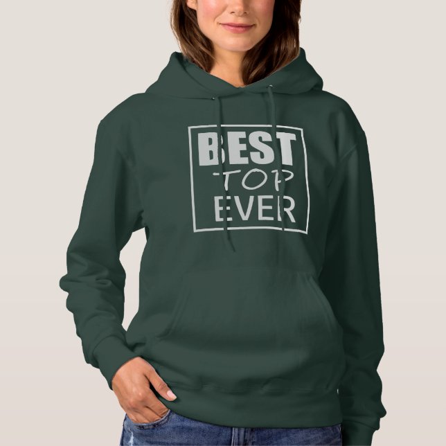 Sudadera Funky Mejor Top Ever (Anverso)
