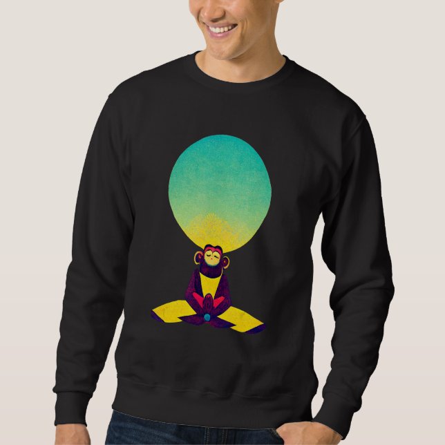 Sudadera Funky Munky Dzogchen Clear Light Monkey (Anverso)