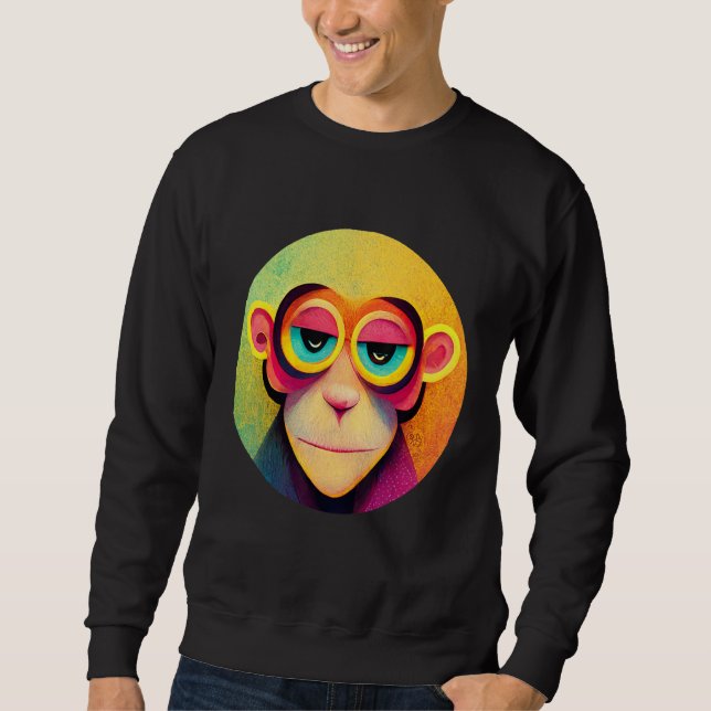 Sudadera Funky Munky Space Pilot Monkey (Anverso)