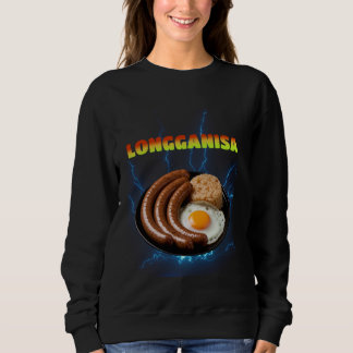 Sudadera Funn vintage Longganisa Meme Bootleg Rap Style 90