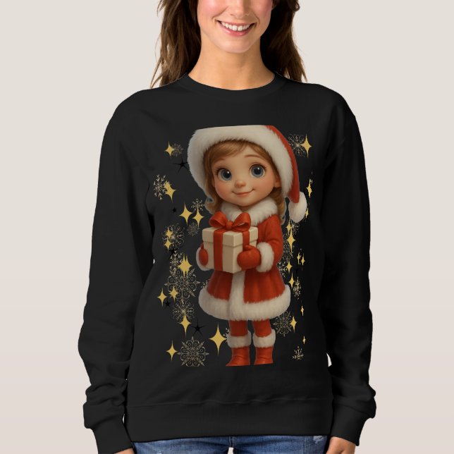 Sudadera Funny 3D Cartoon Ugly Christmas Sweatshirt  (Anverso)
