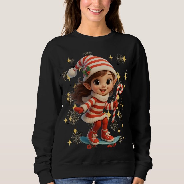 Sudadera Funny 3D Cartoon Ugly Christmas Sweatshirt  (Anverso)