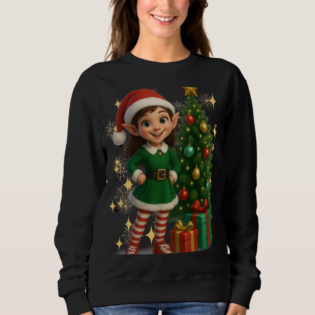 Sudadera Funny 3D Cartoon Ugly Christmas Sweatshirt  (Anverso)