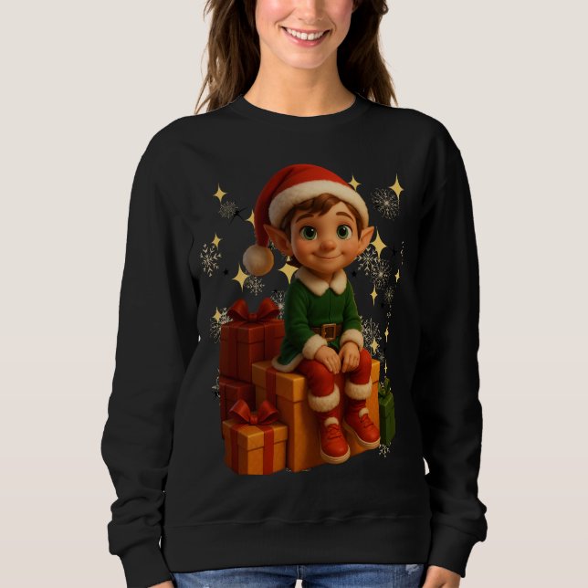 Sudadera Funny 3D Cartoon Ugly Christmas Sweatshirt  (Anverso)