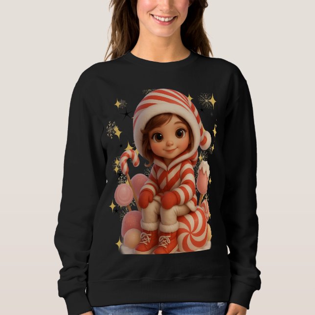 Sudadera Funny 3D Cartoon Ugly Christmas Sweatshirt  (Anverso)