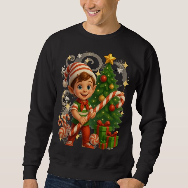 Sudadera Funny 3D Cartoon Ugly Christmas Sweatshirt (Anverso)