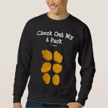 Funny 6 Pack Abs Personalizado Real de Nuggets de