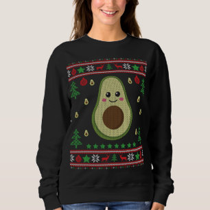 Sudadera Funny aguacate Navidades feos Sweet Fruit Lover G