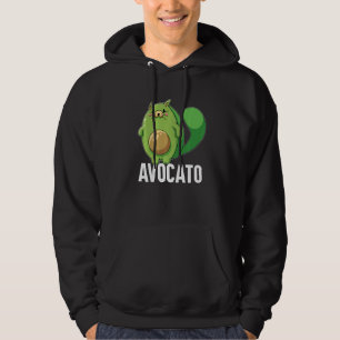 Sudadera Funny Aguacate Vegan Cat Aguacate Tee Avogato Fres
