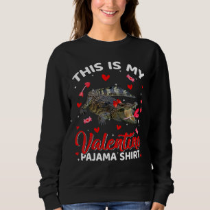 Sudadera Funny Alligator Animals This Is My Valentine Pajam