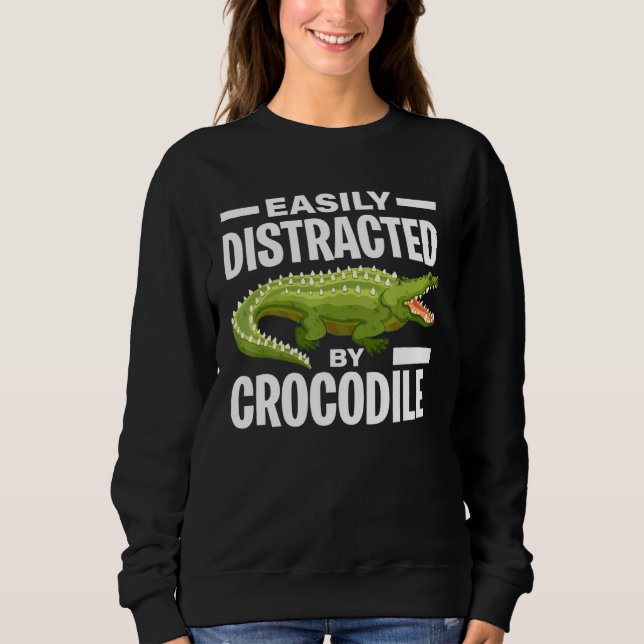 Sudadera Funny Alligator Crocodile (Anverso)