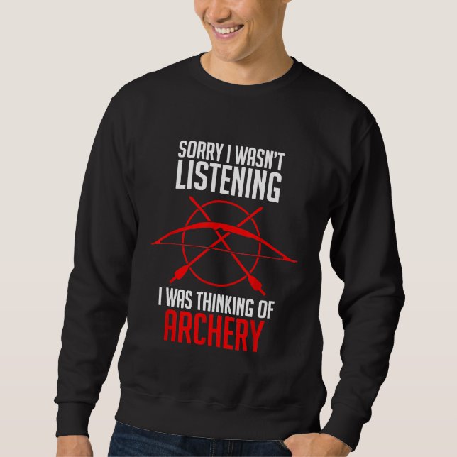 Sudadera Funny Archer de tiro al arco de tiro con arco (Anverso)