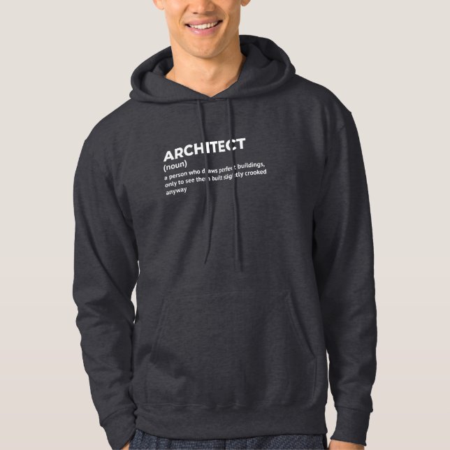 Sudadera Funny Architect Definition Hoodie (Anverso)