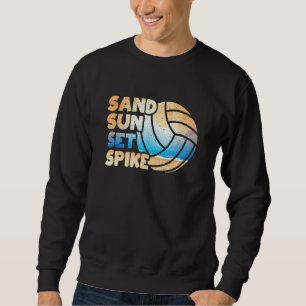 Sudadera Funny Beach Voleibol Jugador de Vóleibol Cita Sand