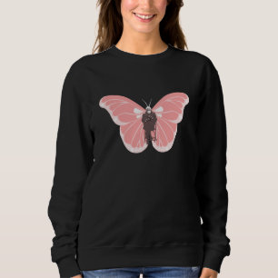 Sudadera Funny Bernie En Un Presidente Mariposa Liberal Co