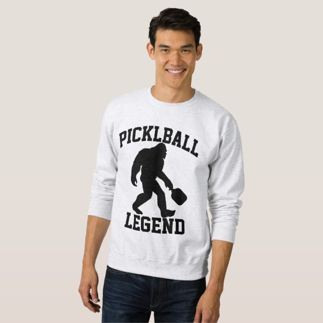 Sudadera Funny Bigfoot Pickleball Legend (Anverso completo)