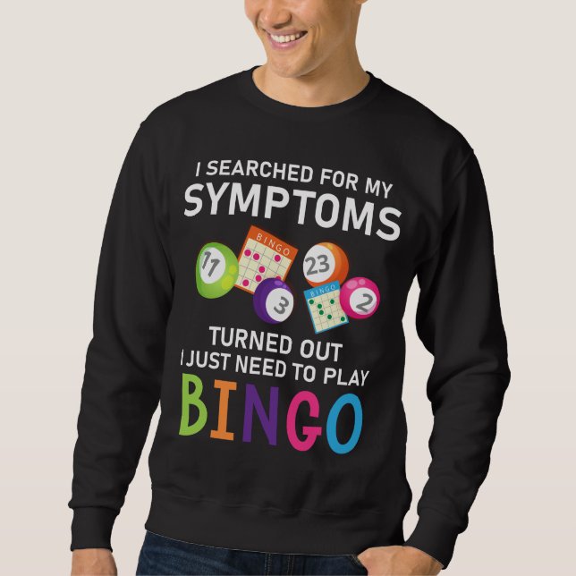 Sudadera Funny Bingo Ball Bingo Gamer (Anverso)