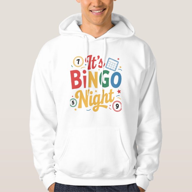 Sudadera Funny Bingo Lover Design – Bingo Player Gift (Anverso)