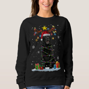 Sudadera Funny Black Lab Navidades Perros Navidades de reno