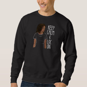 Sudadera Funny Black Melanin Dreadlocks Cute Afro Loc Chica
