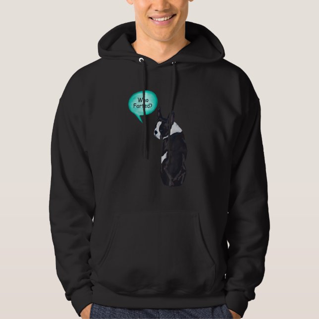 Sudadera Funny Boston Terrier Que Se Fue 1 (Anverso)