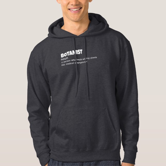 Sudadera Funny Botanist Definition Hoodie (Anverso)