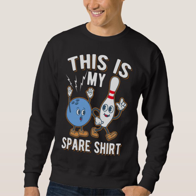 Sudadera Funny Bowling Quote This is my Spare (Anverso)