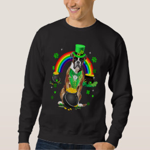 Sudadera Funny Boxer Leprechaun Shamrock St Patrick's Day