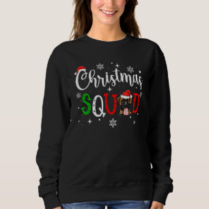 Sudadera Funny Boxer Navidades de perro de escuadrón de fam
