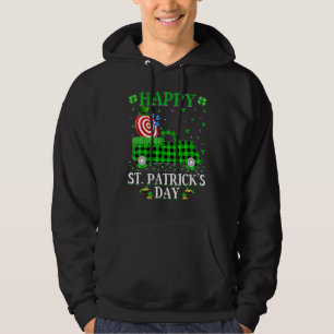 Sudadera Funny Buffalo Plaid Green Truck Archery St. Patric