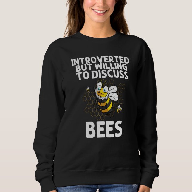 Sudadera Funny Bumblebee Art For Men Women Beekeeper Honeyb (Anverso)