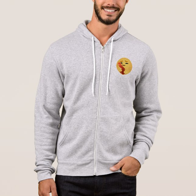 Sudadera Funny Care Emojis Facebook (Anverso)