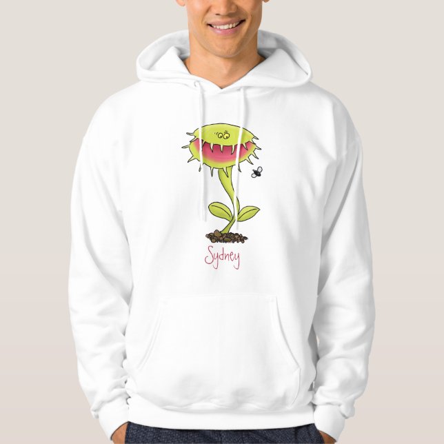 Sudadera Funny carnívoro Venus trampa de mosca personalizad (Anverso)