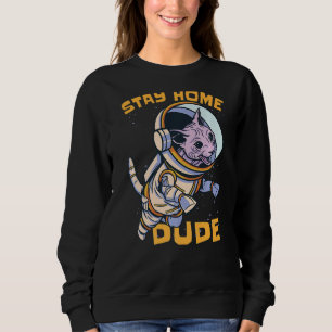 Sudadera Funny Cat Astronauta Space Premium