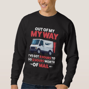 Sudadera Funny Chiste De Trabajador Postal Para Conductor D