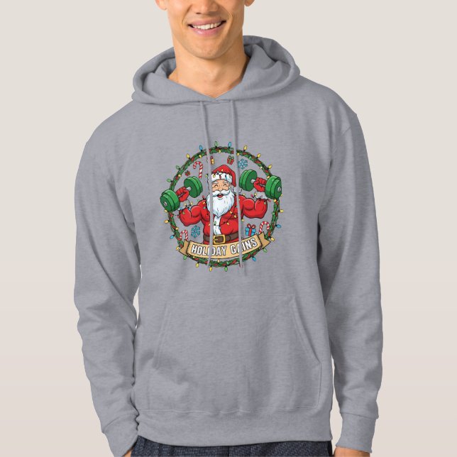 SUDADERA FUNNY CHRISTMAS GYM T-SHIRT  (Anverso)