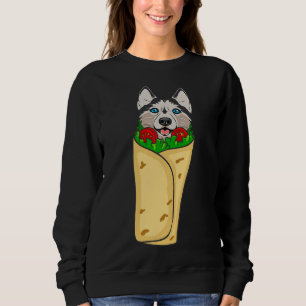 Sudadera Funny Cinco De Mayo Burrito Husky Cinco De Doggo S