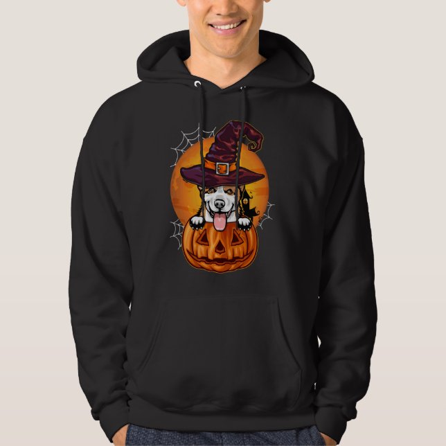 Sudadera Funny Corgi Pumpkin Halloween (Anverso)