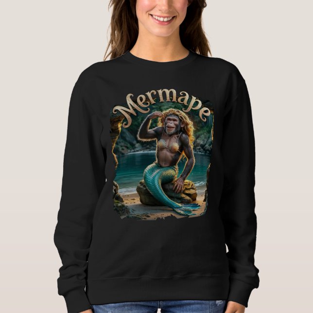 Sudadera Funny creacion de combo fotográfico de Mermape (Anverso)