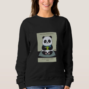 Sudadera Funny Custom Sarcastic Panda Opinion Coworker Gift